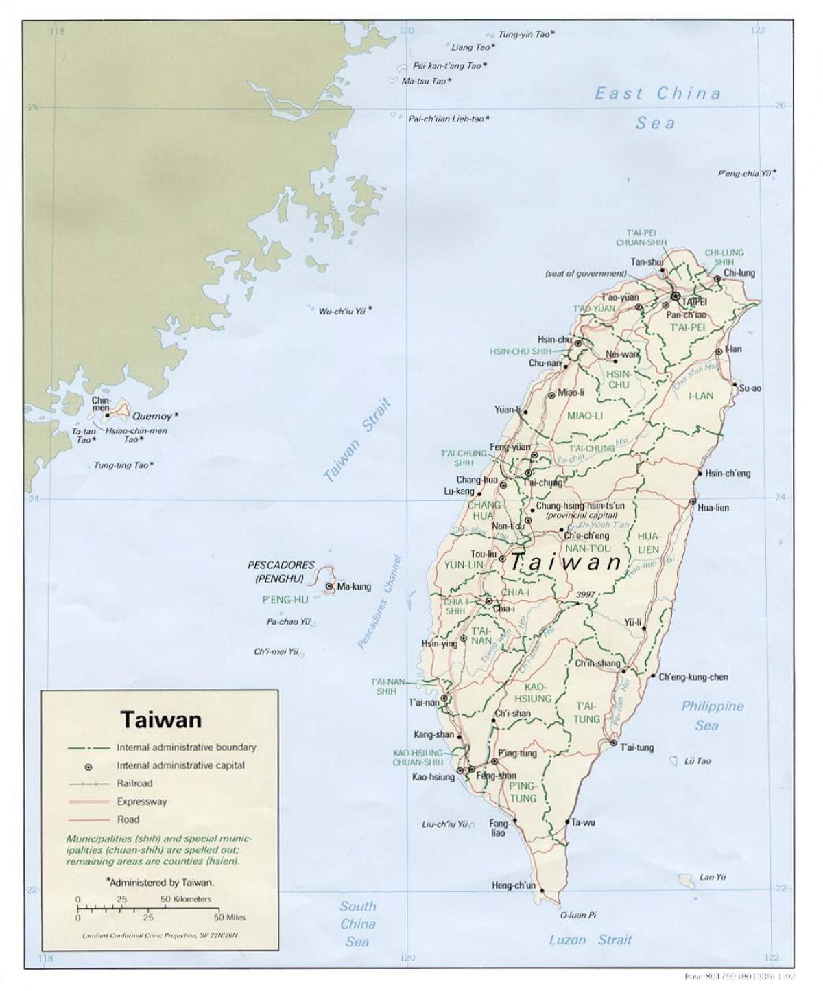 karta över xinbei taiwan