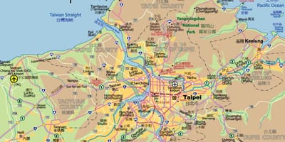 Taipei centrala karta