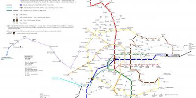 Karta över Taipei station hsr